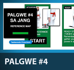 Palgwe #4 Sa Jang | World Taekwondo (WT) Poomse