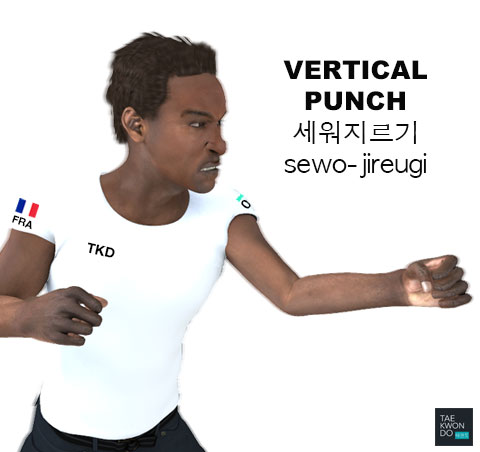 Vertical Punch ( 세워지르기 sewo-jireugi )