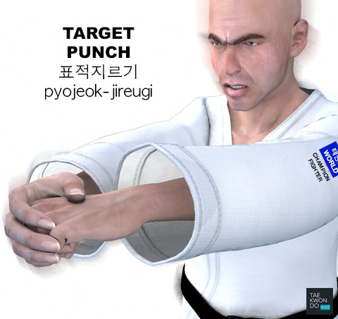 Target Punch ( 표적지르기 pyojeok-jireugi )