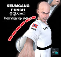 Keumgang Punch ( 금강지르기 keumgang-jireugi )