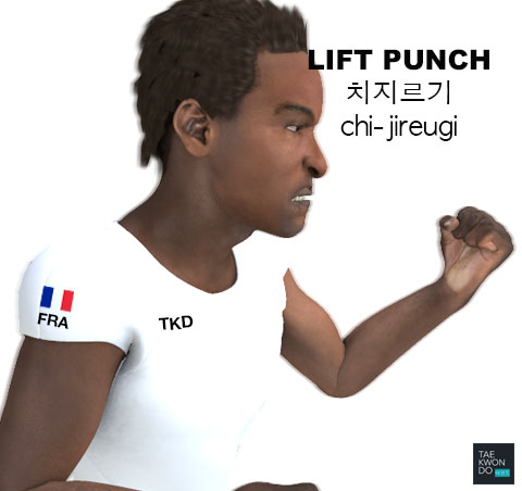 Lift Punch ( 치지르기 chi-jireugi )