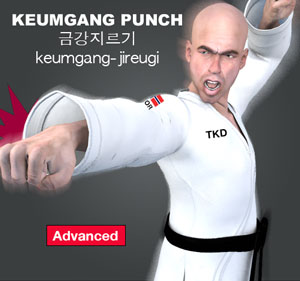 Keumgang Punch ( 금강지르기 keumgang-jireugi )